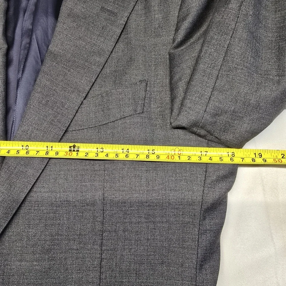suitsupply vitale barberis canonico blazer Men Size 38r‎ Grey Super 110s